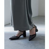 niana ニアナ 花柄パンチングカットチャンキーヒールパンプス | Fashion Letter | 詳細画像15