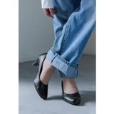 ブラック | niana ニアナ スクエアトゥパンプス | Fashion Letter