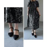 niana ニアナ シャイニーラメチャンキーヒールパンプス | Fashion Letter | 詳細画像3