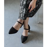 niana ニアナ シャイニーラメチャンキーヒールパンプス | Fashion Letter | 詳細画像5