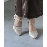 niana ニアナ シャイニーラメチャンキーヒールパンプス | Fashion Letter | 詳細画像8