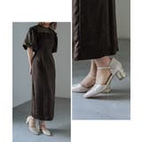 niana ニアナ シャイニーラメチャンキーヒールパンプス | Fashion Letter | 詳細画像9