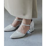 niana ニアナ シャイニーラメチャンキーヒールパンプス | Fashion Letter | 詳細画像12
