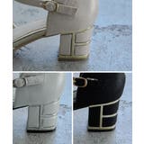niana ニアナ シャイニーラメチャンキーヒールパンプス | Fashion Letter | 詳細画像19