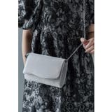 シルバー | niana ニアナ サテンクラッチバッグ | Fashion Letter