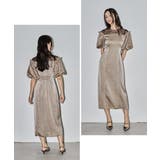 niana ニアナ ヴィンテージサテンパフスリーブドレス | Fashion Letter | 詳細画像9 