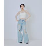 niana ニアナ ベルスリーブレーストップス | Fashion Letter | 詳細画像10 