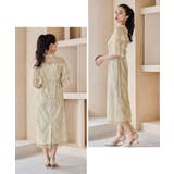 niana ニアナ フラワーラメ刺繍レースドレス | Fashion Letter | 詳細画像8