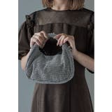 シルバー | niana ニアナ 2wayラインストーンワンハンドルバッグ | Fashion Letter
