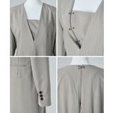 niana ニアナ ピンストライプテーラードビスチェドレス | Fashion Letter | 詳細画像18 