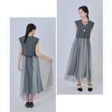 niana ニアナ ショートジレセットチュールドレス | Fashion Letter | 詳細画像9 