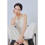 アイボリー | niana ニアナ シャギーオールインワンドレス | Fashion Letter