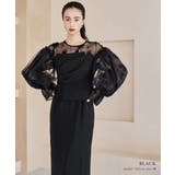 niana ニアナ フラワーパターンドレープビスチェドレス | Fashion Letter | 詳細画像14 