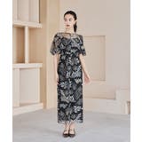 niana ニアナ フラワー刺繍レースペンシルドレス | Fashion Letter | 詳細画像3 