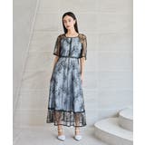 niana ニアナ ドローイングフラワードレス | Fashion Letter | 詳細画像15