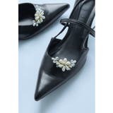 ゴールド | niana ニアナ パールフラワーシューズクリップ | Fashion Letter