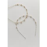 niana ニアナ パールビーズウェーブカチューシャ | Fashion Letter | 詳細画像7 