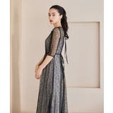niana ニアナ ラメレースレイヤードドレス | Fashion Letter | 詳細画像3 