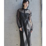 niana ニアナ ビーズシアーシャツドッキングドレス | Fashion Letter | 詳細画像3 