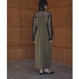 niana ニアナ ビーズシアーシャツドッキングドレス | Fashion Letter | 詳細画像11 