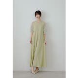 イエロー | niana ニアナ エンブロイダリードレス | Fashion Letter