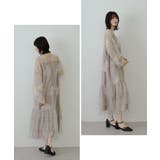 niana ニアナ フラワー刺繍ティアードフリルドレス | Fashion Letter | 詳細画像4