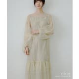 niana ニアナ フラワー刺繍ティアードフリルドレス | Fashion Letter | 詳細画像6