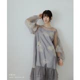 niana ニアナ フラワー刺繍ティアードフリルドレス | Fashion Letter | 詳細画像10