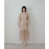 niana ニアナ フラワー刺繍ティアードフリルドレス | Fashion Letter | 詳細画像14