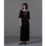 niana ニアナ スイートハートベロアドレス | Fashion Letter | 詳細画像8 