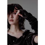 ブラウン | niana ニアナ ベロアアームカバー | Fashion Letter