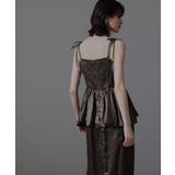 niana ニアナ ワッシャーサテンペプラムキャミドレス | Fashion Letter | 詳細画像5 