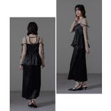 niana ニアナ ワッシャーサテンペプラムキャミドレス | Fashion Letter | 詳細画像10 