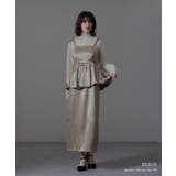 niana ニアナ ワッシャーサテンペプラムキャミドレス | Fashion Letter | 詳細画像13 
