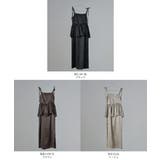 niana ニアナ ワッシャーサテンペプラムキャミドレス | Fashion Letter | 詳細画像20 