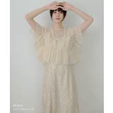 niana ニアナ チュールフリルペプラムブラウスセットドレス | Fashion Letter | 詳細画像2 