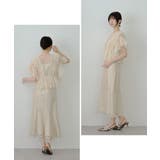 niana ニアナ チュールフリルペプラムブラウスセットドレス | Fashion Letter | 詳細画像4 