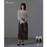 niana ニアナ チュールトップスクラッシュベロアドレス | Fashion Letter | 詳細画像1 