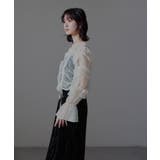 niana ニアナ チュールトップスクラッシュベロアドレス | Fashion Letter | 詳細画像10 