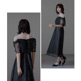niana ニアナ ラメレースドレープフレアドレス | Fashion Letter | 詳細画像4 
