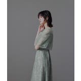 niana ニアナ ラメレースドレープフレアドレス | Fashion Letter | 詳細画像15 