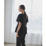 niana ニアナ パフスリーブペプラムブラウスセットアップ | Fashion Letter | 詳細画像15 