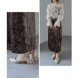 niana ニアナ ラメチャンキーヒールパンプス | Fashion Letter | 詳細画像9 