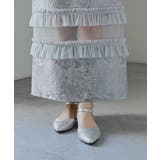 niana ニアナ ラメチャンキーヒールパンプス | Fashion Letter | 詳細画像14 