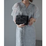 niana ニアナ ノットラメプリーツクラッチバッグ | Fashion Letter | 詳細画像4 