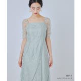 niana ニアナ フラワーウェーブパイピングドレス | Fashion Letter | 詳細画像9 