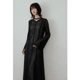 ブラック | niana ニアナ スウィッチングレースドレス | Fashion Letter