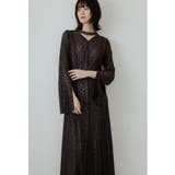 ブラウン | niana ニアナ スウィッチングレースドレス | Fashion Letter