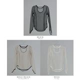 niana ニアナ ドットシアートップス | Fashion Letter | 詳細画像20 