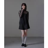 niana ニアナ チュールレイヤードトップス | Fashion Letter | 詳細画像3 